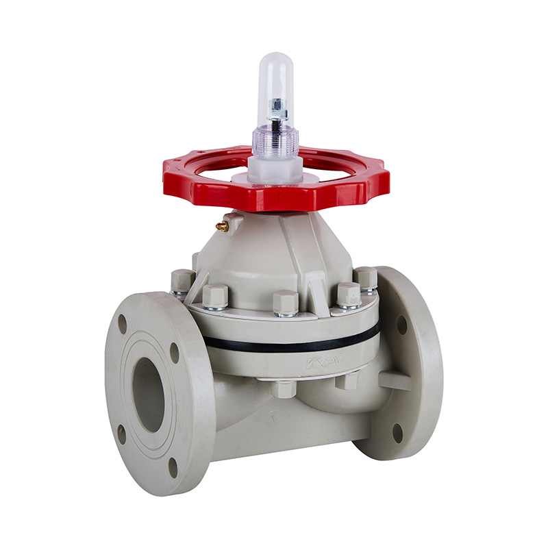 PPH G41F-10S Type B Flanged Diaphragm Valve DN15-100 1/2'-4' ANSI স্ট্যান্ডার্ড