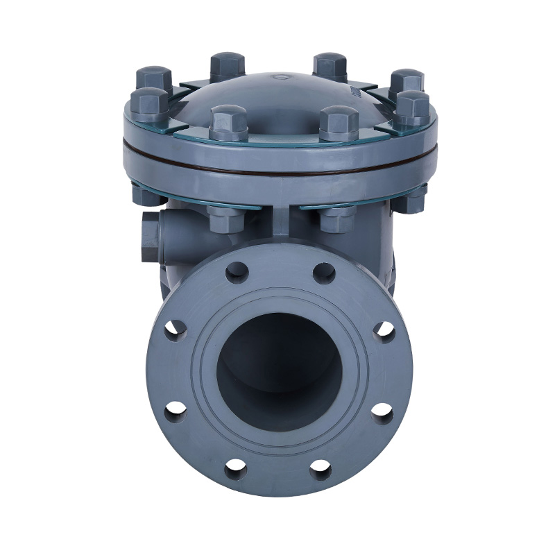 PVC-C H44F-10V সুইং টাইপ চেক ভালভ DN15-300 GB স্ট্যান্ডার্ড