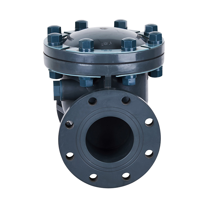 PVC-U H44F-10U সুইং টাইপ চেক ভালভ DN15-300 1/2'-12' ANSI