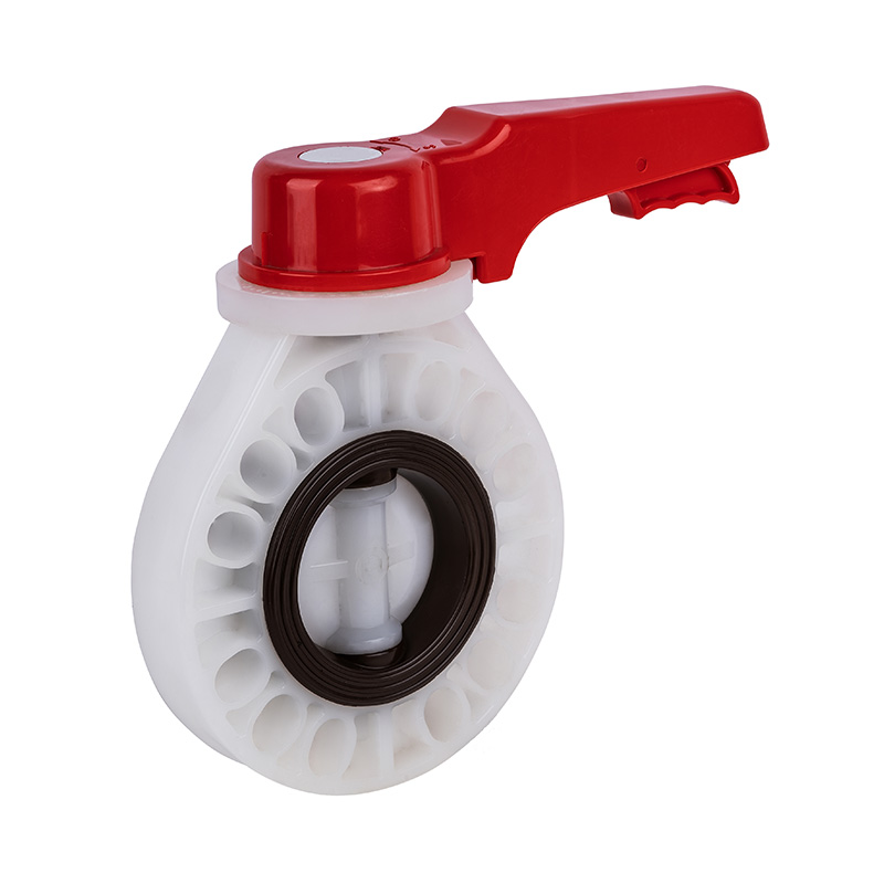 PVDF D71X-10F হ্যান্ডেল বাটারফ্লাই ভালভ DN15-200 গিগাবাইট