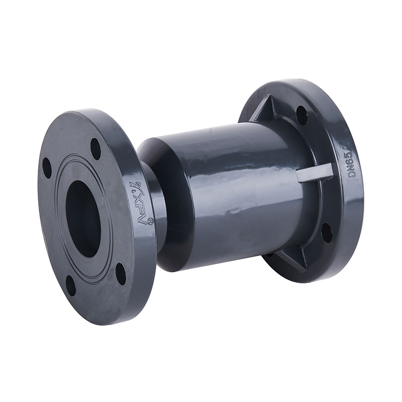 PVC-U H41F-10U উল্লম্ব চেক ভালভ DN15-300 জিবিন্ডার্ড