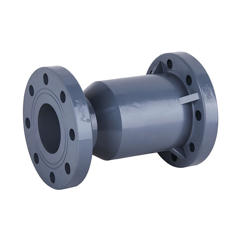 PVC-C H41F-10V উল্লম্ব চেক ভালভ ANSI + DN15-300 1/2'-12' ANSI +