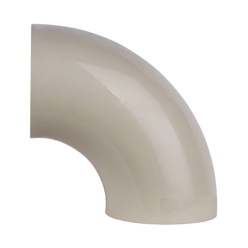 পিপিএইচ বাট ওয়েল্ড 90° কনুই DN15-400 গিগাবাইট স্ট্যান্ডার্ড